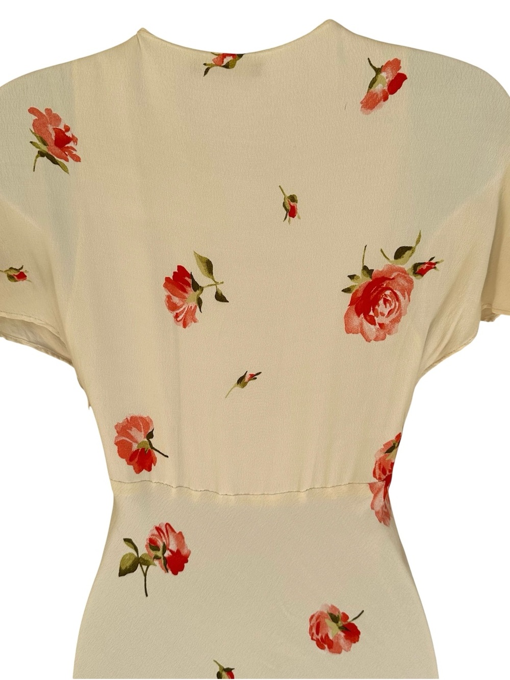 Zara Floral Printed V-Neck Maxi Dress - Picture 11 of 16